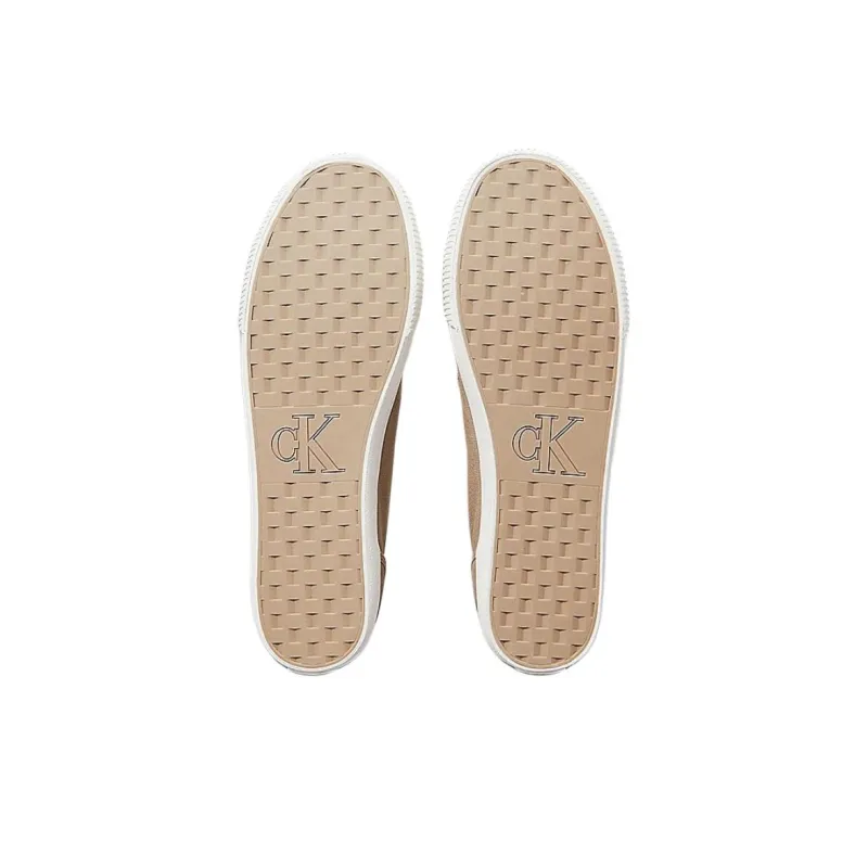 CKJ CALVIN KLEIN JEANS Canvas Shoes Men's Brown-5