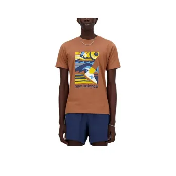 New Balance T Shirt Men's Amber