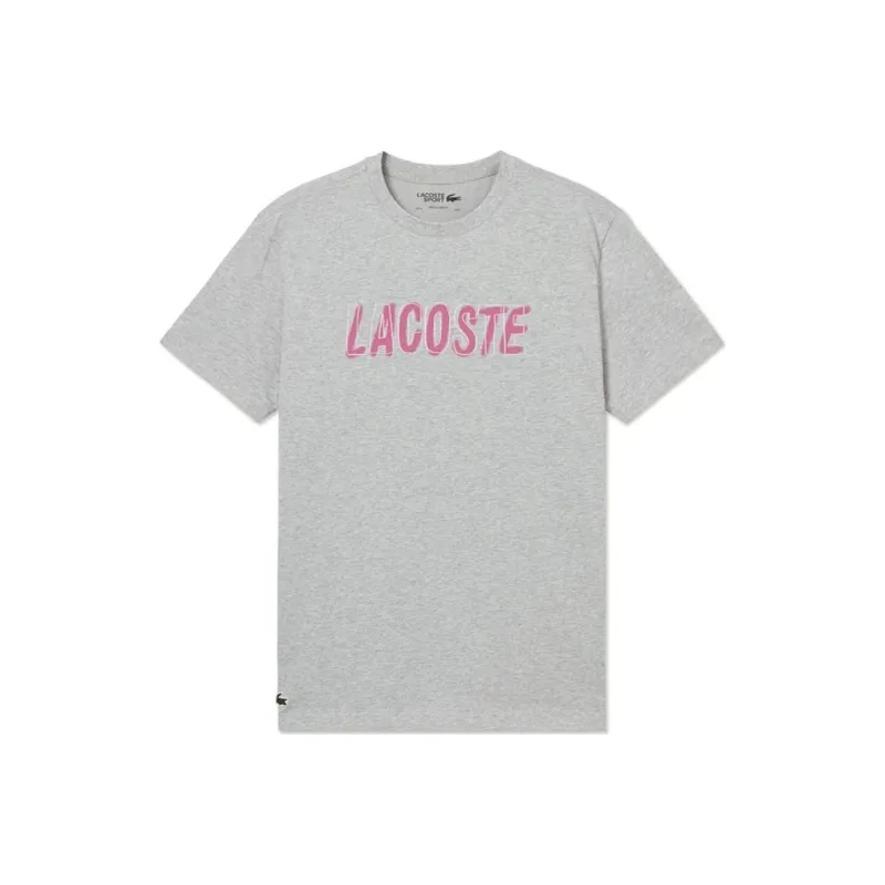 LACOSTE SS25 T Shirt Men's Silver Gray-0
