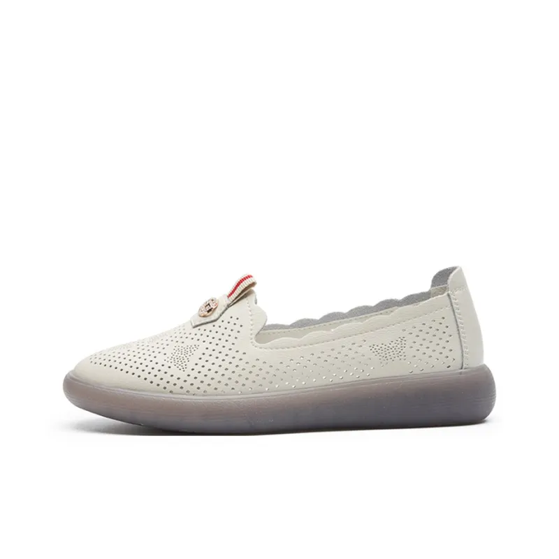 AOKANG Loafers Women's Black/Ecru-5
