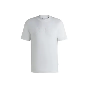 HUGO BOSS Raised logo Cotton T shirt