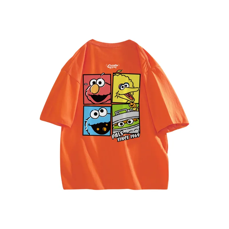 SESAME STREET T Shirt Long Sleeved Short Sleeved Optional Unisex-11