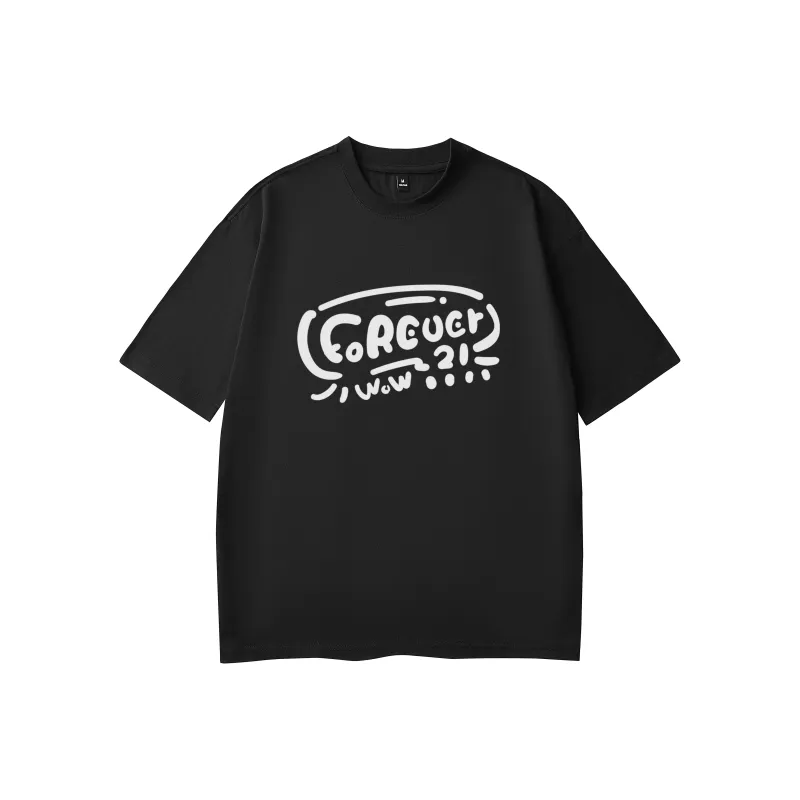 FOREVER 21 Drop Shoulder Sleeve T Shirt Unisex-4