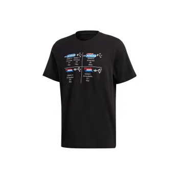 Adidas Originals TECH B TEE T Shirt Men's Black