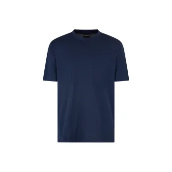 EMPORIO ARMANI Asv Jersey T shirt With All over Jacquard Lettering
