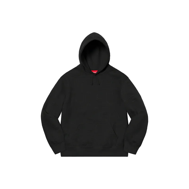Supreme Embossed Logos Hooded Sweatshirt-4
