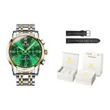 Men's Steel Band Green Dial[Wonderful Encounter Box]