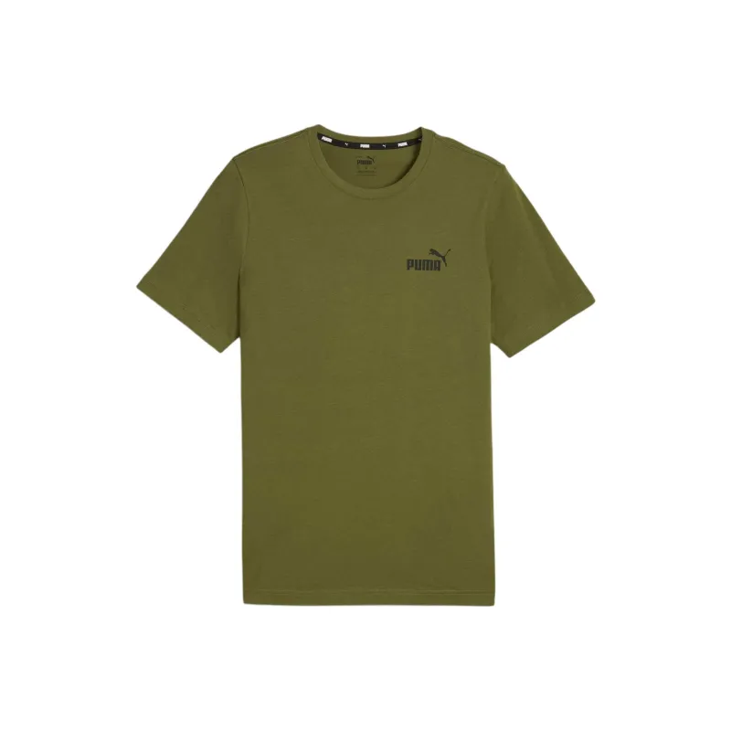PUMA Essentials Small Logo Men's Tee T-Shirt Men's Green-0