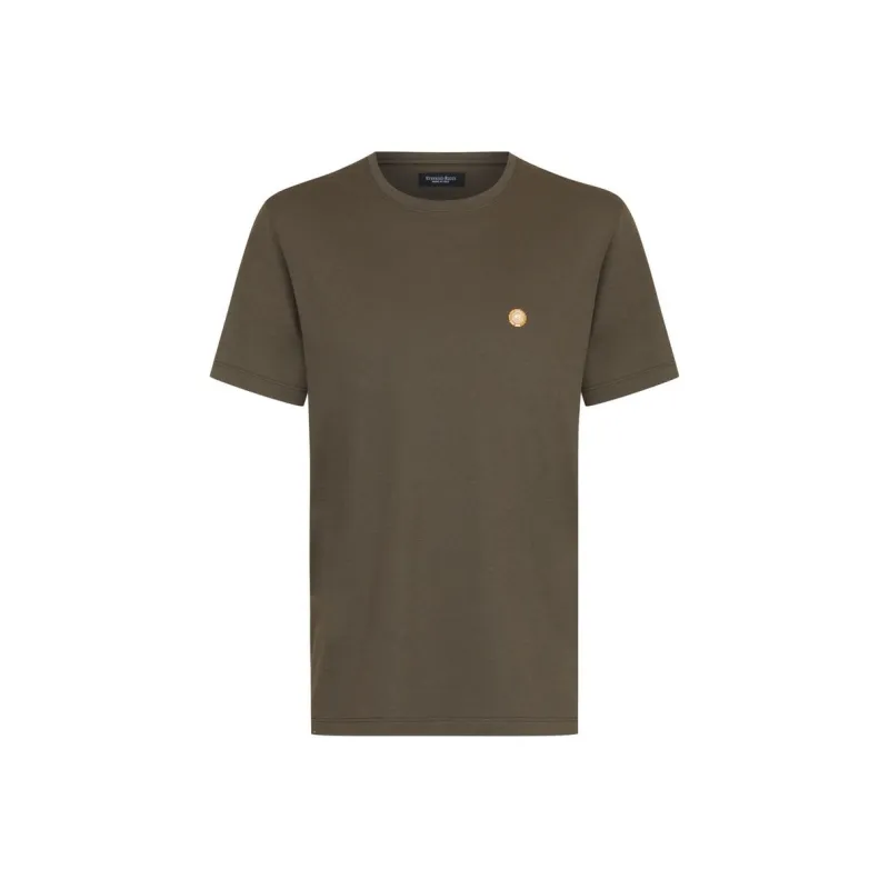STEFANO RICCI T-Shirt Men's Olive Green-0