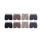 8 Pack (Black 2+Coffee 2+Milk Coffee 2+Dark Gray 2)