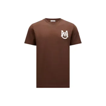 Moncler Logo patch Cotton T shirt