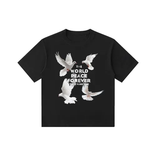 YIMAI T Shirts Men Black