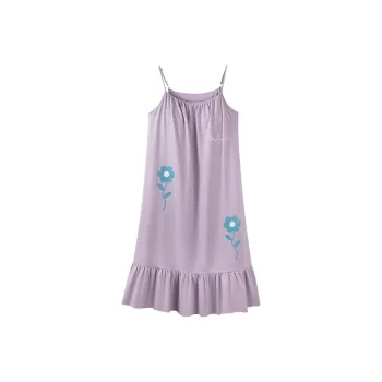 XISHE Nightgown Women's Light Purple