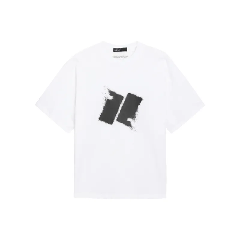 HOTPLANET T Shirt Unisex White Dark Gray-0