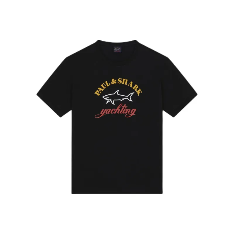 Paul & Shark Yachting T Shirt Men's Black-0