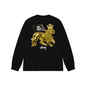 Stussy Gold Lion L/S Tee