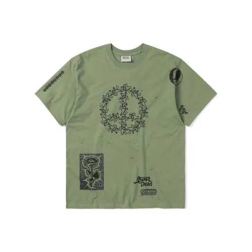 Thisisneverthat x Grateful Dead T Shirt Unisex Olive Green