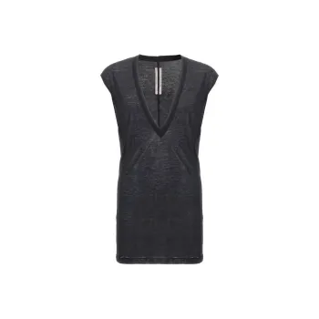 RICK OWENS Lido Dylan Deep V-Neck Tank Top