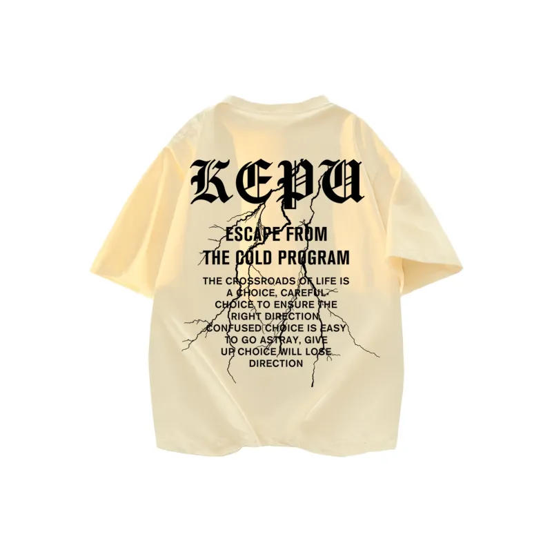 Kepu T-Shirt Unisex Black Yellow Logo-7