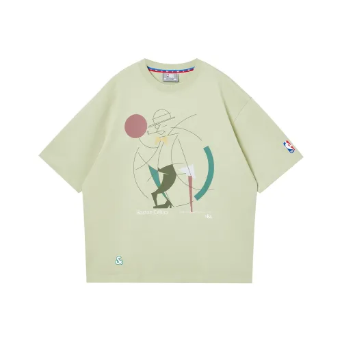 JACK JONES· x NBA JACK&JONESxNBA T Shirt Men's Gray Green