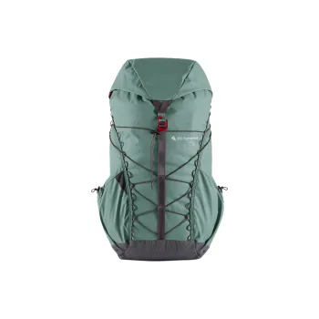 KLATTERMUSEN Mountaineering Bag Outdoor Bag Recycled Polyamide 24L Emerald Green & Gray Men's