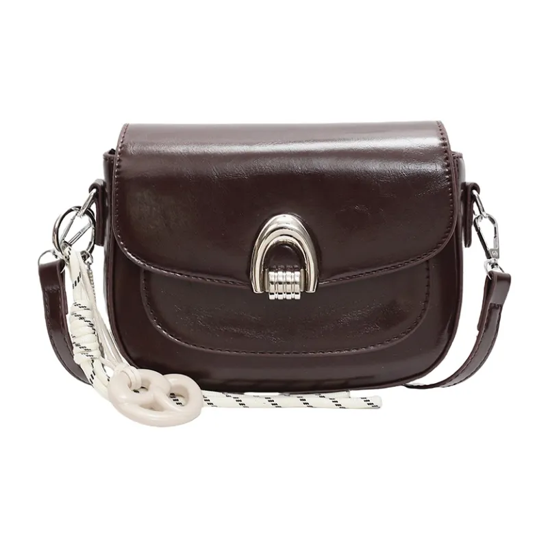 HCXK PU Shoulder Bag Regular Women's White/Black/Khaki/Coffee/Greige-15