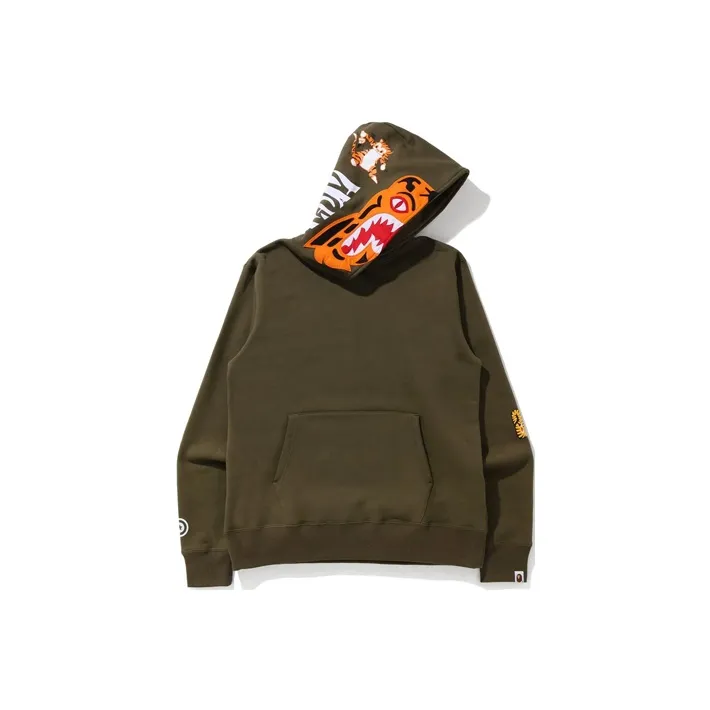 Bape Vintage Wash Tiger Wide Pullover Hoodie-2