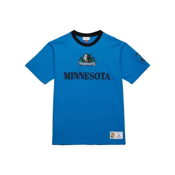 Mitchell & Ness x NBA Minnesota Timberwolves T Shirt Men's Blue