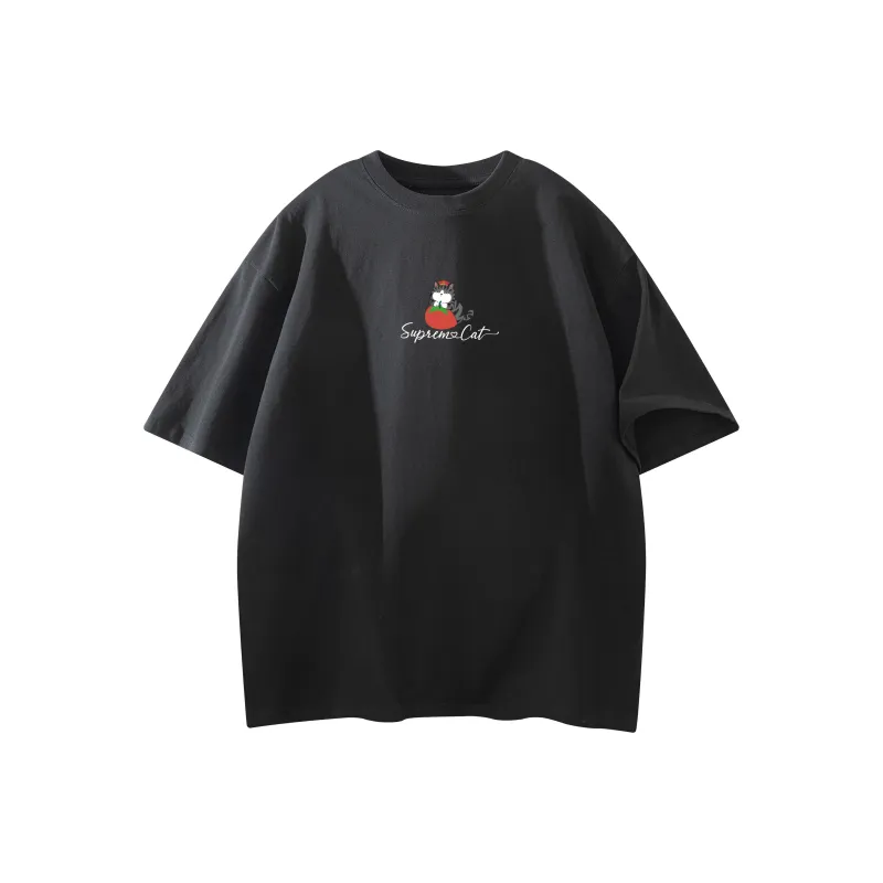 Supremo Cat T Shirts Unisex-2