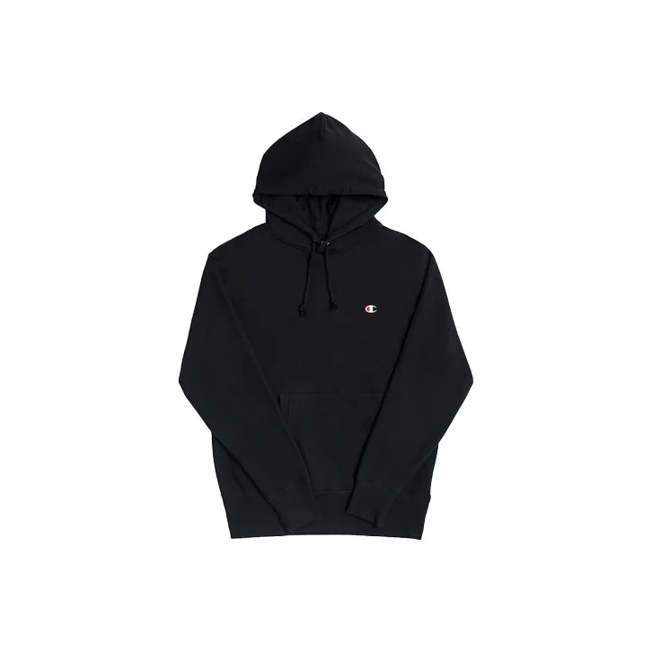 Champion Hooded Regular Sweatshirt Japan Version Unisex Black-0