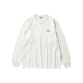 L.L.Bean T-Shirt Men's Light Gray