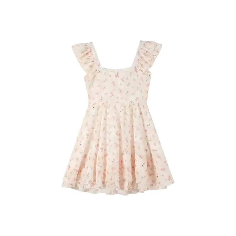 PAIN OR PLEASURE Sleeveless Dress Women's Apricot-1