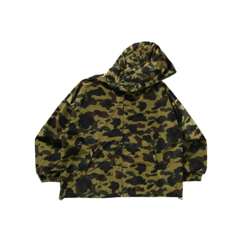 Bape 1st Camo Jacquard Shark Full Zip Jacket-1