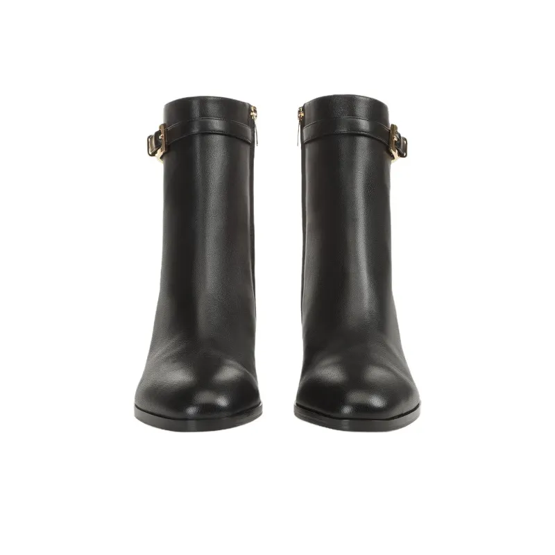 SERGIO ROSSI Sr Nora Ankle Boots 4.5cm Women's Black-2