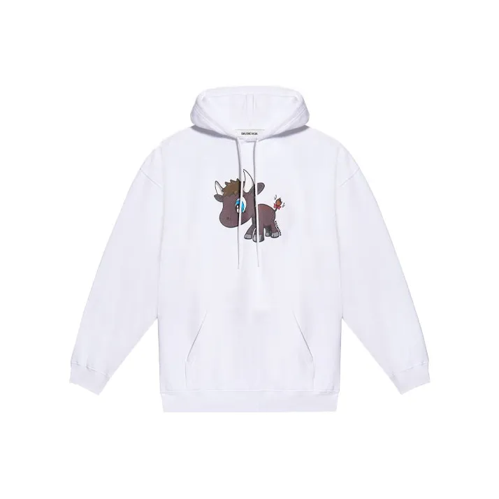 Balenciaga SS21 Sweatshirt Unisex White-0