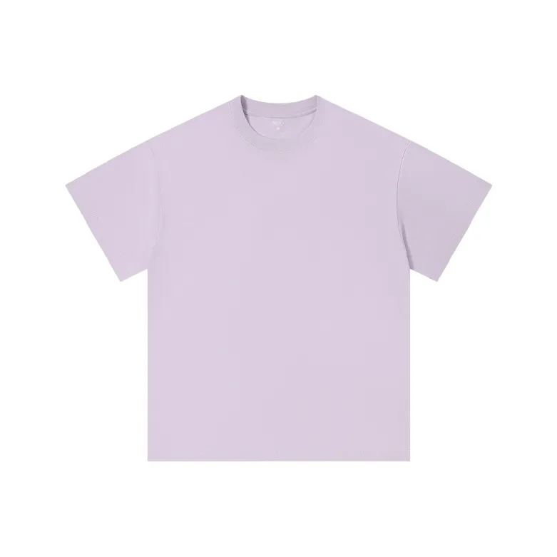 MIANDEMEIXUE Loose Fit Casual Inner Short Sleeved T Shirt Unisex Solid Color-24