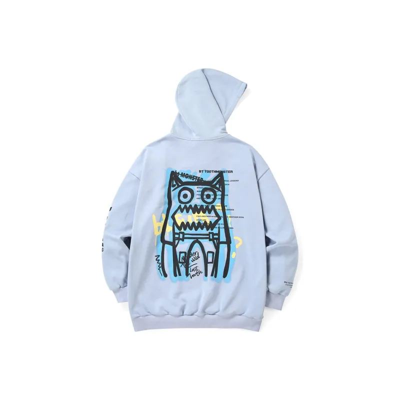 Bt Hooded Loose Fit Regular Sweatshirt Unisex-5