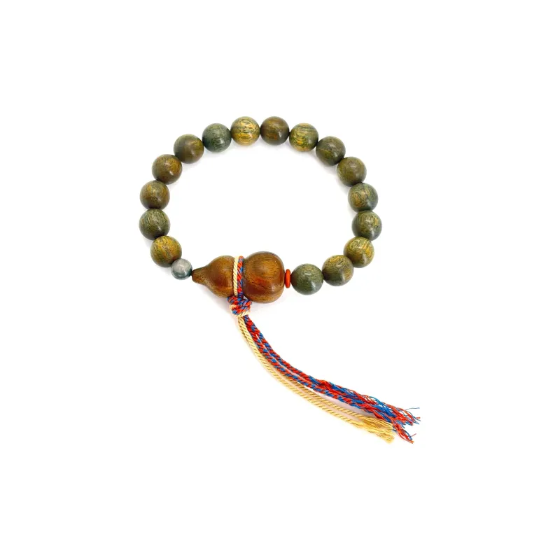 Mountains And Jade Seas Green Sandalwood Bracelets Unisex-2