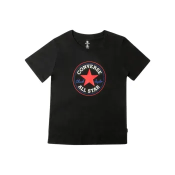 Converse Camiseta Chuck Patch Classic Preto T-Shirt Unisex Black