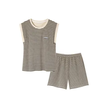 MIIOW Cool One Summer Series Pajama Set Women's Black
