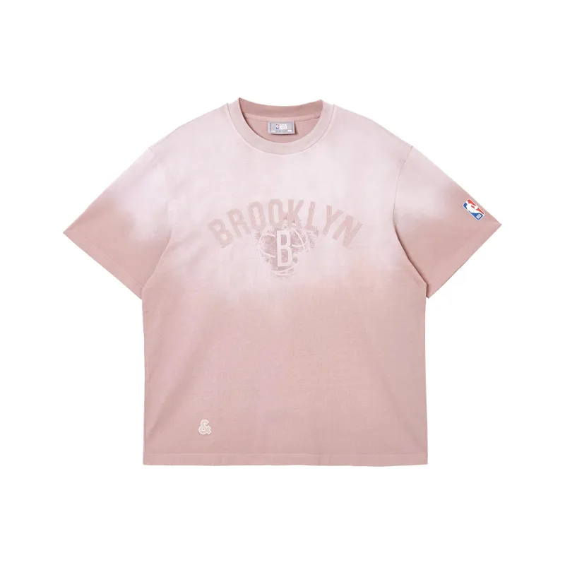 JACK JONES· x NBA JACK&JONESxNBA Spring Summer T Shirt Men's Gray Pink-0