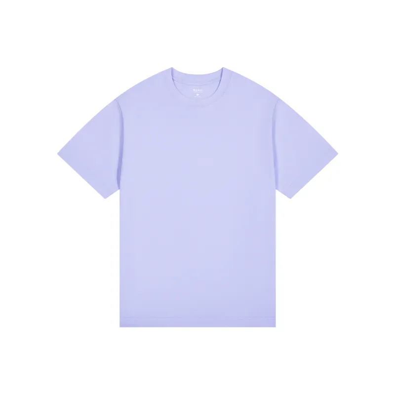 MIANDEMEIXUE Loose Fit Casual Inner Short Sleeved T Shirt Unisex Solid Color-12