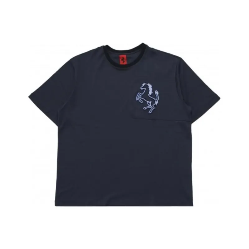 Ferrari T-Shirts Men Blue-0