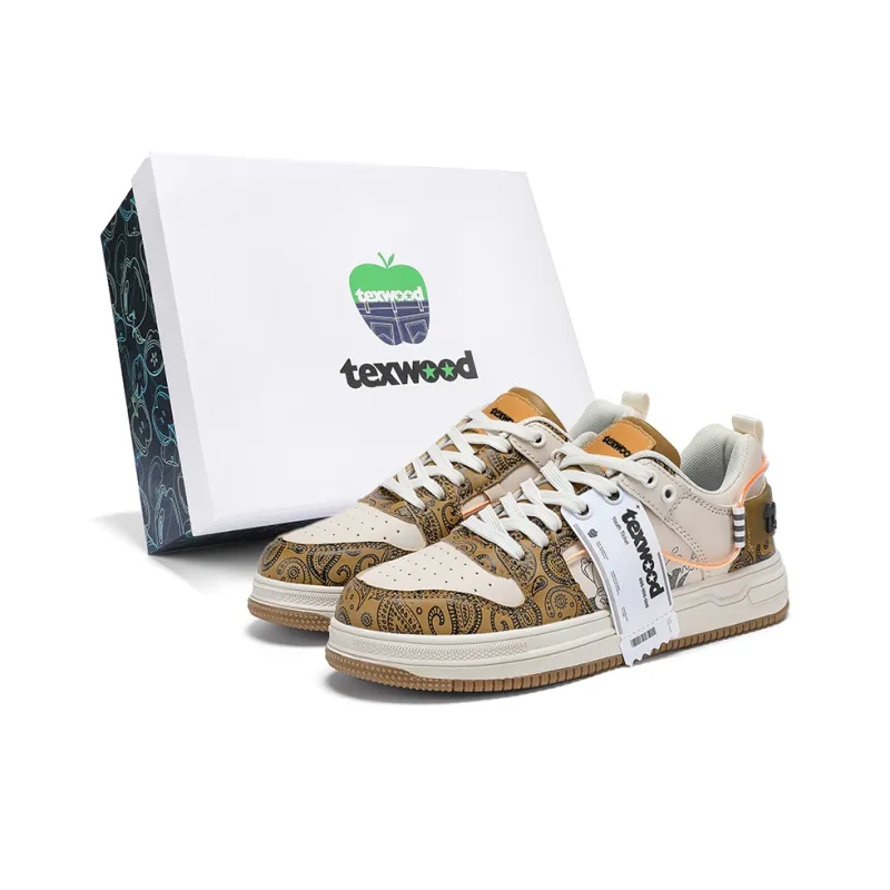 TEXWOOD Anti-Slip And Wear-Resistant Height Increasing Coverage Low-Top Skateboard Shoes Men's Box-12