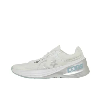 Converse CONS RUNSLASH 2 Lightweight Low Top Running Shoes Unisex White Silver