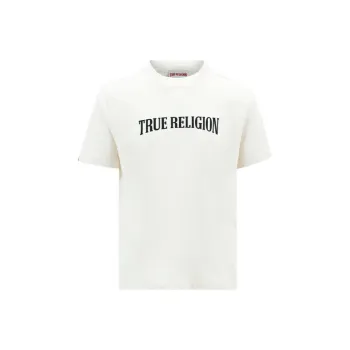 TRUE RELIGION SS24 T-Shirt Unisex Beige Yellow