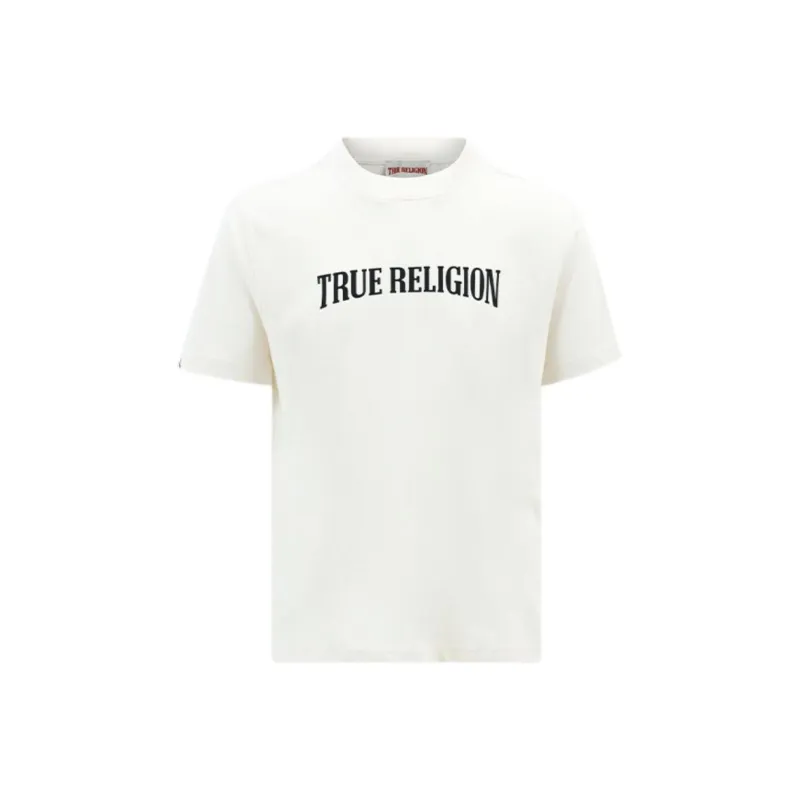 TRUE RELIGION SS24 T-Shirt Unisex Beige Yellow-0