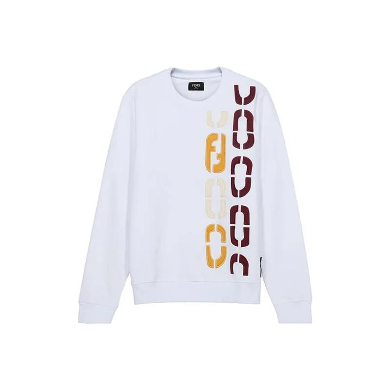 FENDI Sweatshirts Men White-0