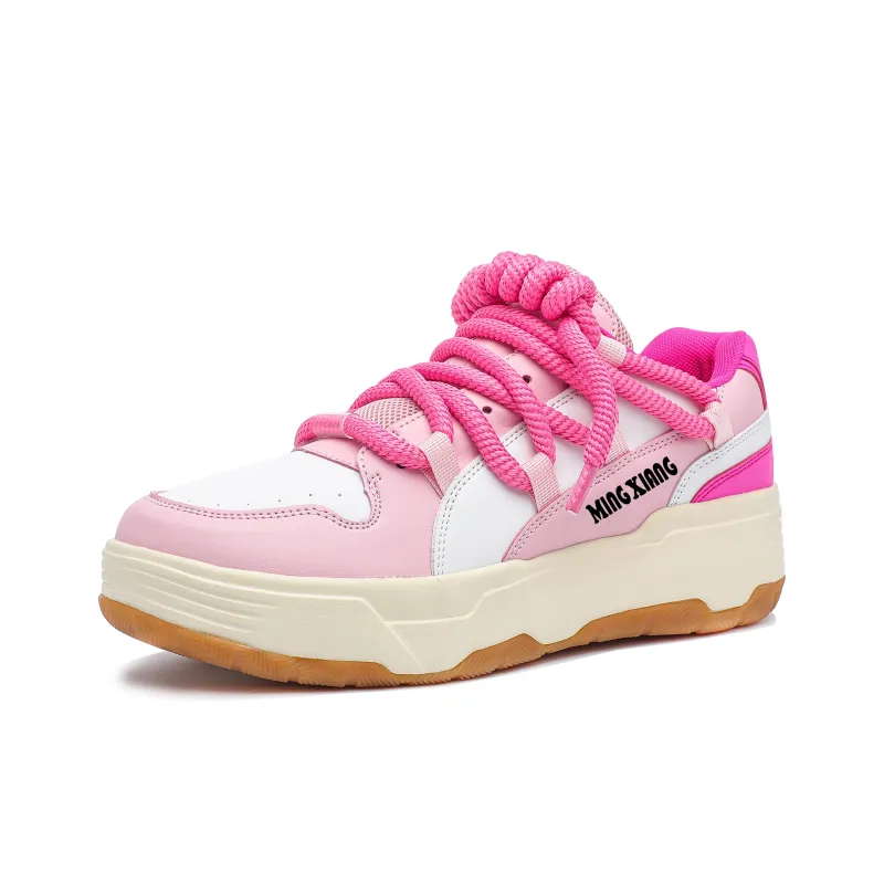 Singing Wear Resistant Height Increasing Slip Resistant Low Top Skateboard Shoes Unisex-1