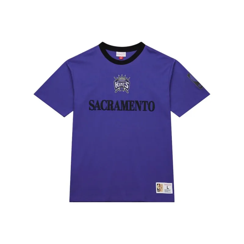 Mitchell & Ness x NBA Sacramento Kings T Shirt Men's Purple-0